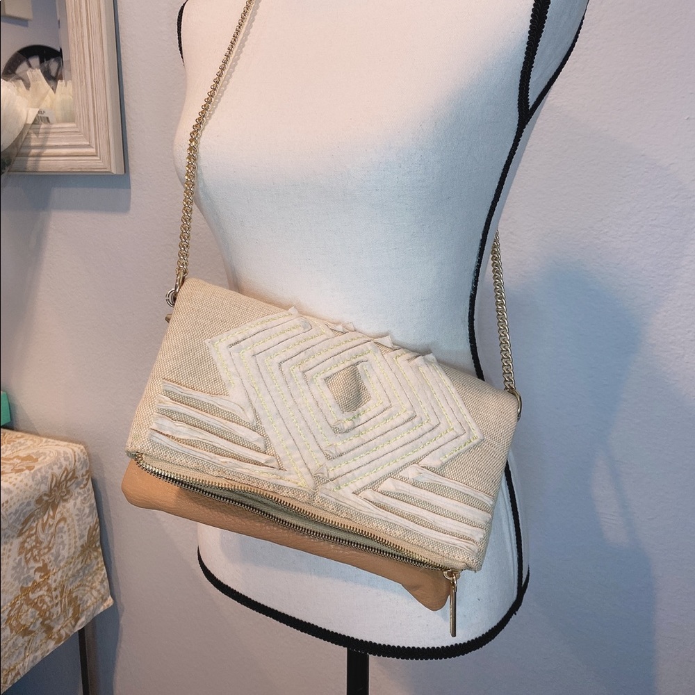 Bcbgeneration Tribal/Aztec Pattern Crossbody Bag - image 2